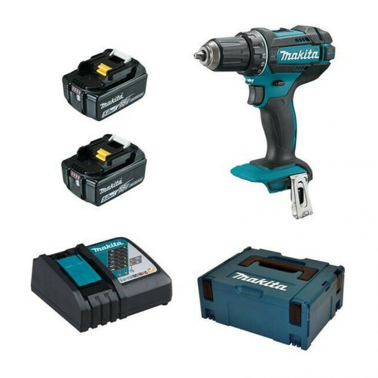 Κρουστικό Δραπανοκατσάβιδο Μπαταρίας Makita DDF482RTJ 18V 2x BL1850B 18V 2x5Ah