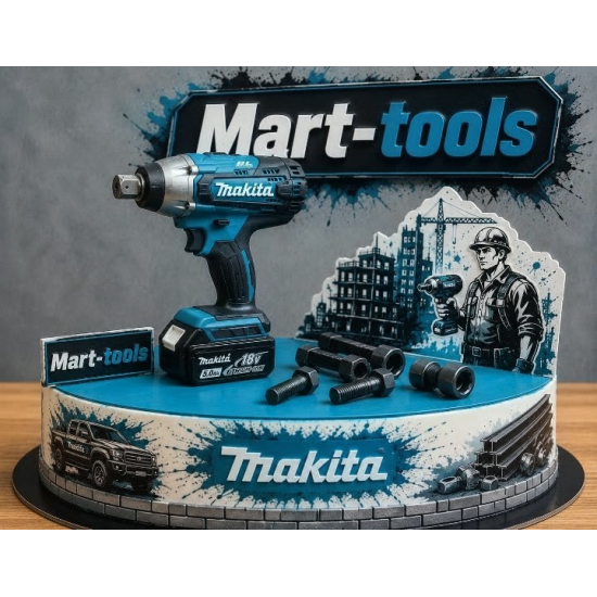 Makita Brushless Μπουλονόκλειδο 18V 2x5Ah με Υποδοχή 1/2"