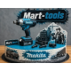 Makita Brushless Μπουλονόκλειδο 18V 2x5Ah με Υποδοχή 1/2"