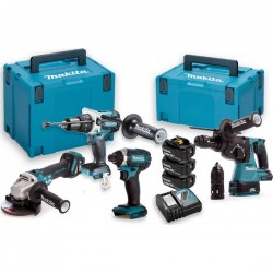 Makita DLX4104TJ1 4-pcs 18V Brushless κιτ 3x 5.0Ah ΣΕ Makpac