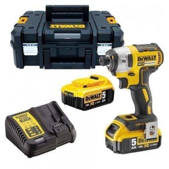 Παλμικό Κατσαβίδι 18V XR Li-ION 3 Ταχυτήτων 2X 5.0Ah DCF887P2-QW. Από την Dewalt