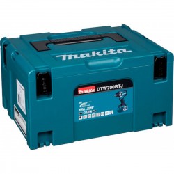 Makita Brushless Μπουλονόκλειδο 18V 2x5Ah με Υποδοχή 1/2"
